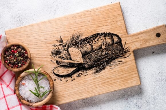Download Vintage Bread Engraving SVG Art - Premium Bundle