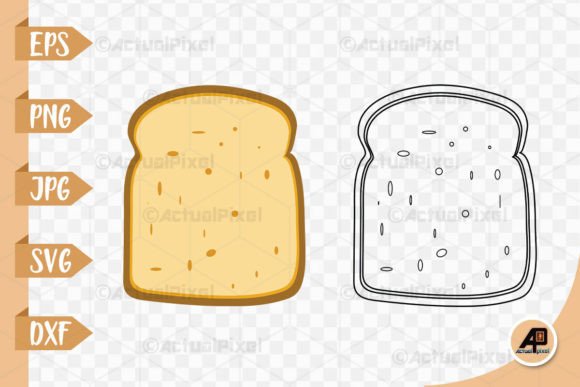 Download Sliced Bread Outline with Clipart - Premium Resources