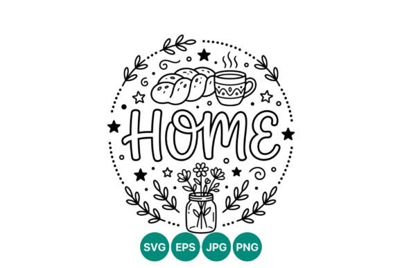 Download Home Bread Cup Flowers Vector - Premium Resources