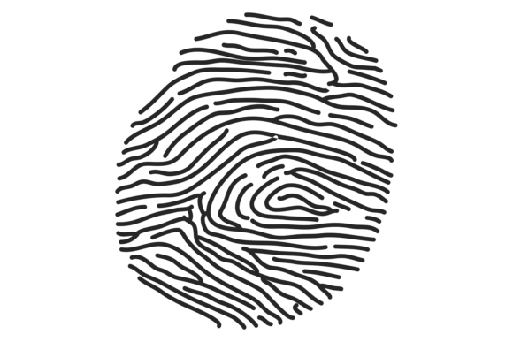 Download Finger Mark. Clue Symbol. Unique Human P - Human Collection